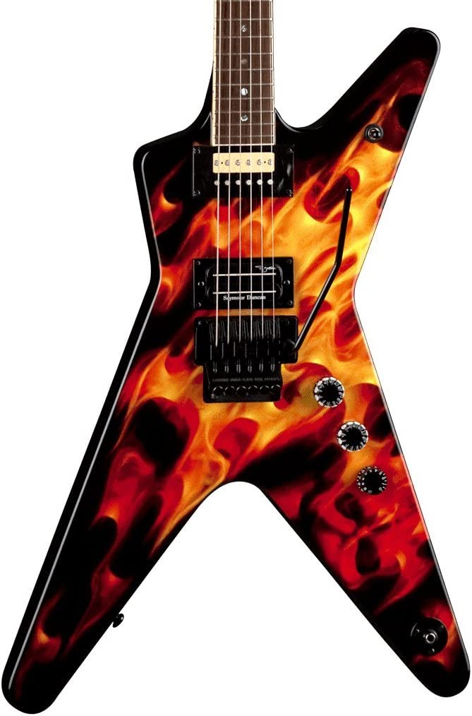 Dean Dimebag ML Body Electric Guitar, Dime-O-Flame