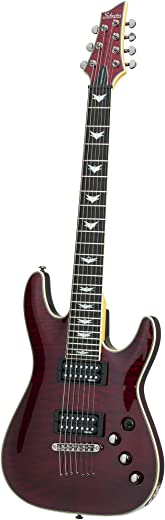 Schecter Omen Extreme-7 Electric Guitar - Black Cherry